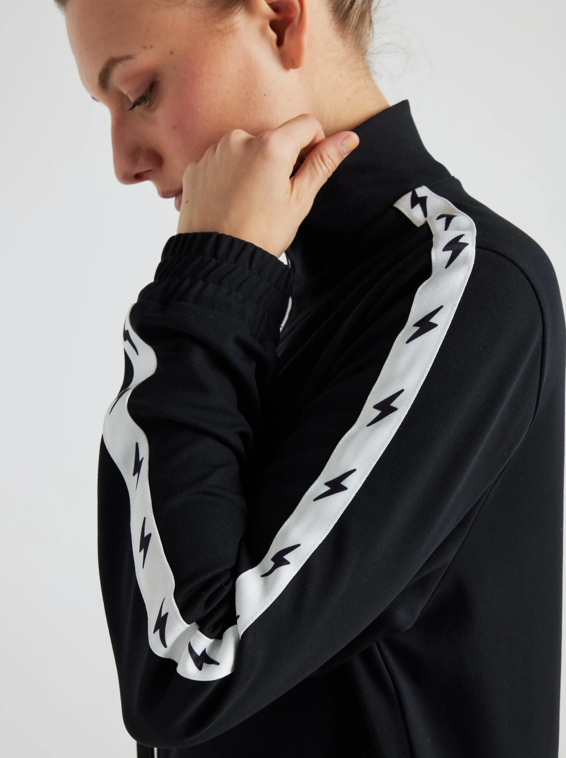 Bolt Track Jacket - Black/White