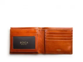 Bosca Men's Old Leather Collection - Eight-Pocket Deluxe Executive Wallet w/ Passcase