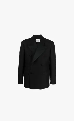 BRITISH MOHAIR BLACK BLAZER