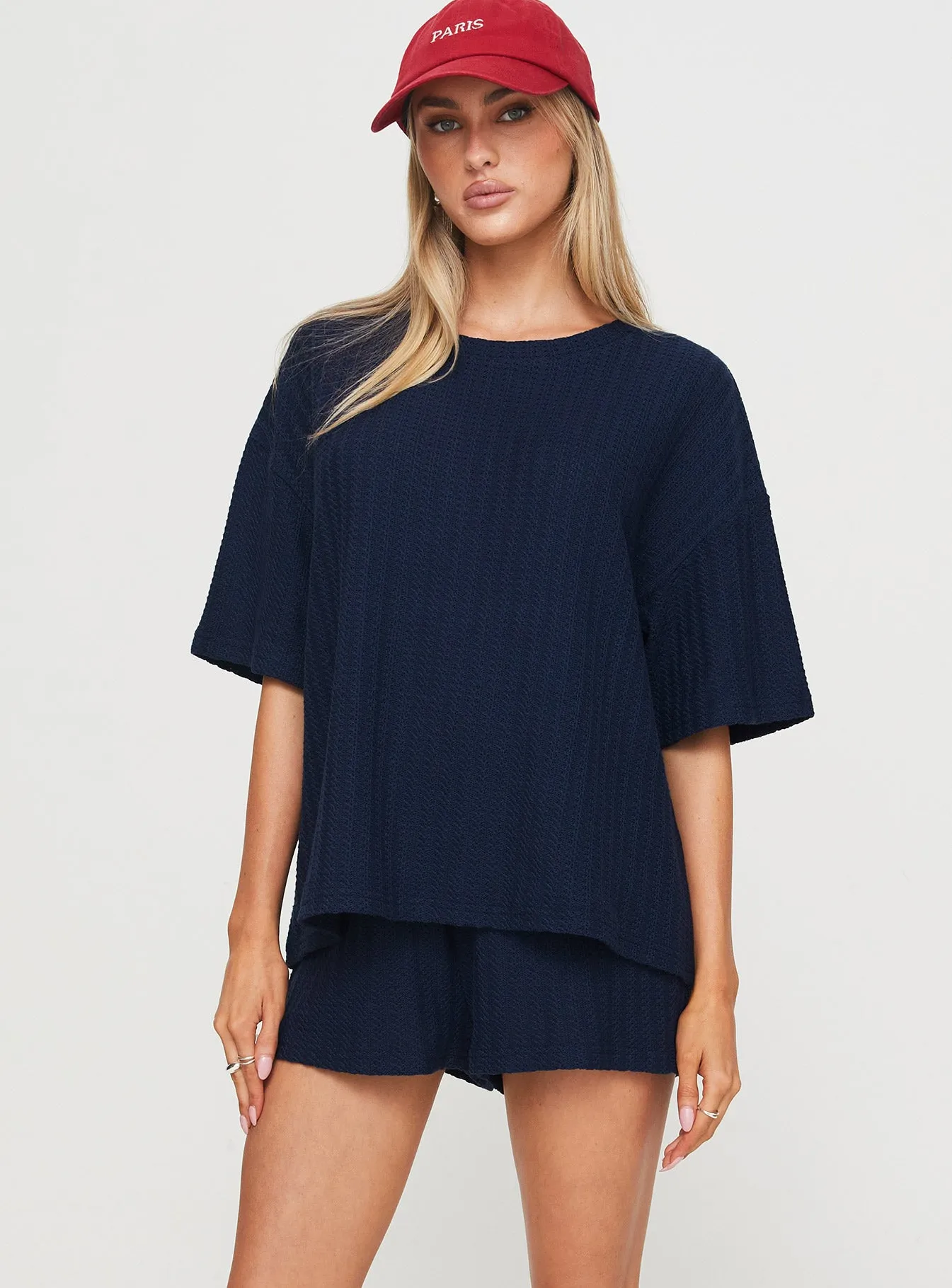 Cammie Knit Set Navy