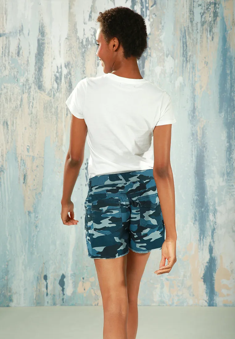 camouflage women's shorts