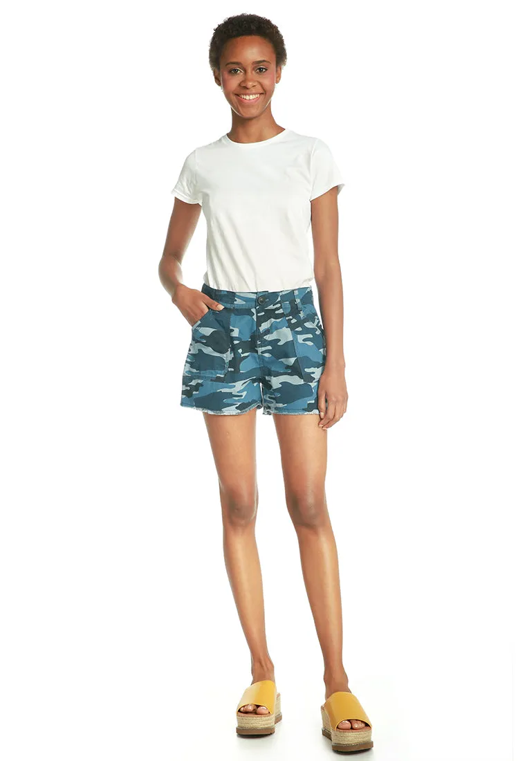 camouflage women's shorts