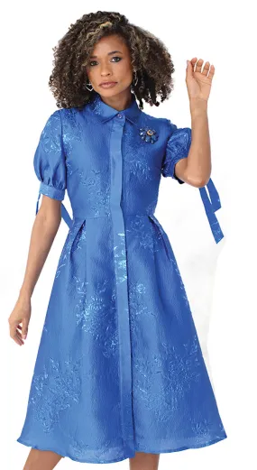 Chancele Church Dress 9704-Royal Blue