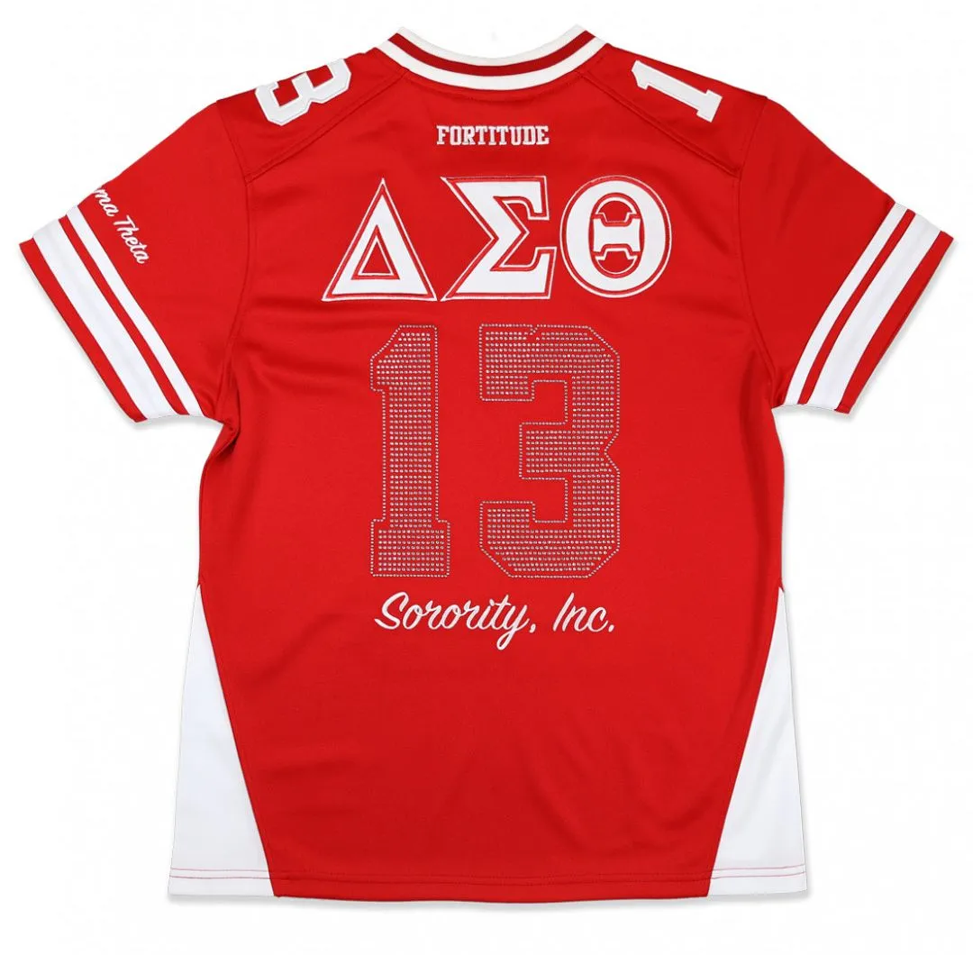 Delta Sigma Theta M13 Football Jersey Red