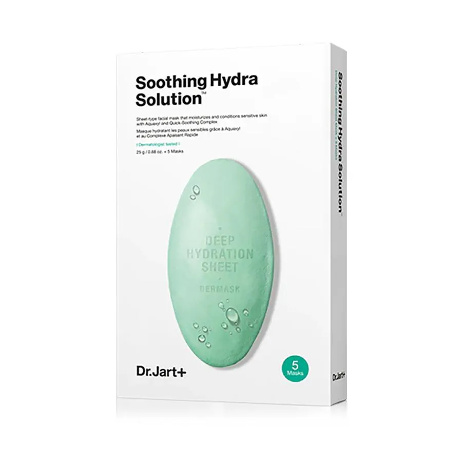 Dermask Water Jet Soothing Hydra Solution Sheet Mask Set [5 Masks]