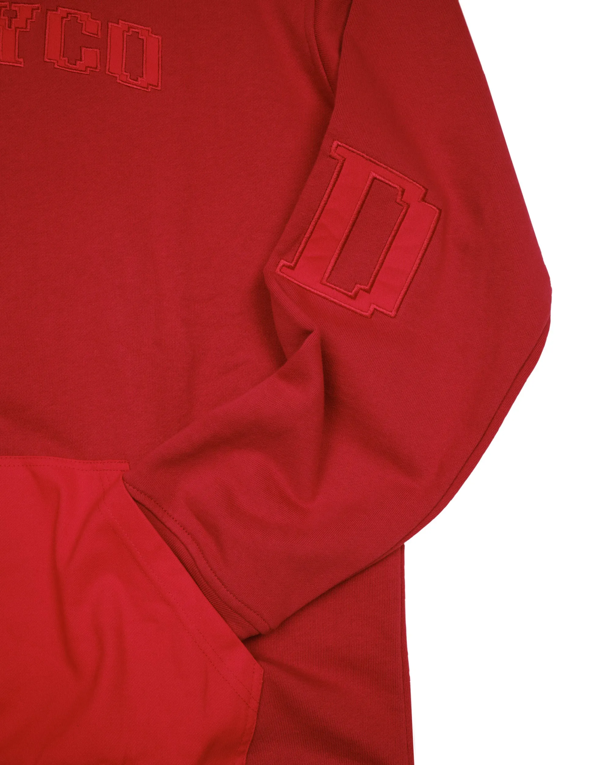 EMBROIDERY PATCH SWEATER (RED)