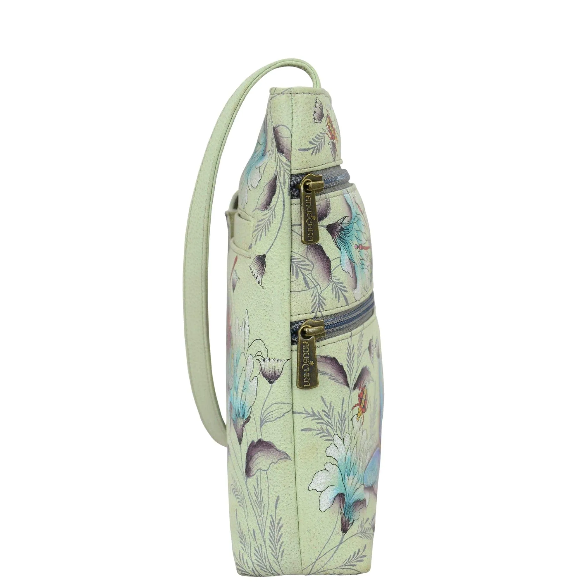 Medium Crossbody With Double Zip Pockets - 447