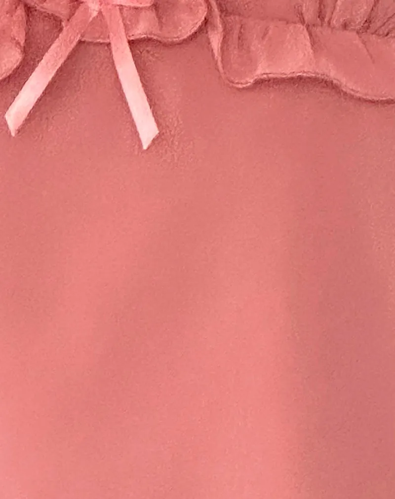 Melinda Frill Cami Top in Chiffon Blush