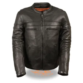 Men’s Black Sporty Scooter Crossover Jacket