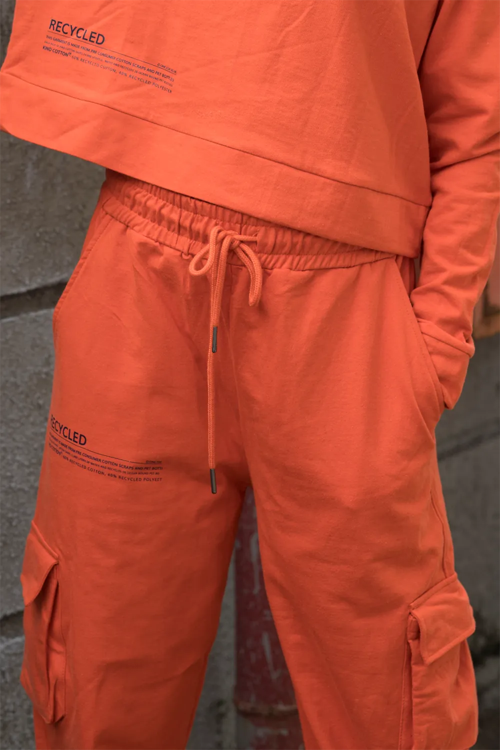 Tangerine cargo joggers